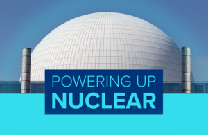 Powering Up Nuclear logo